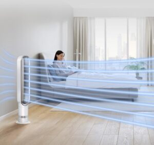 Dyson AM07 avis test ventilateur sans pale silencieux fraichzone