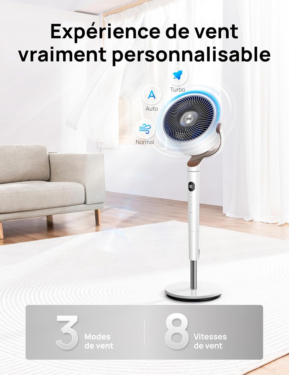 DREO ventilateur sur pied